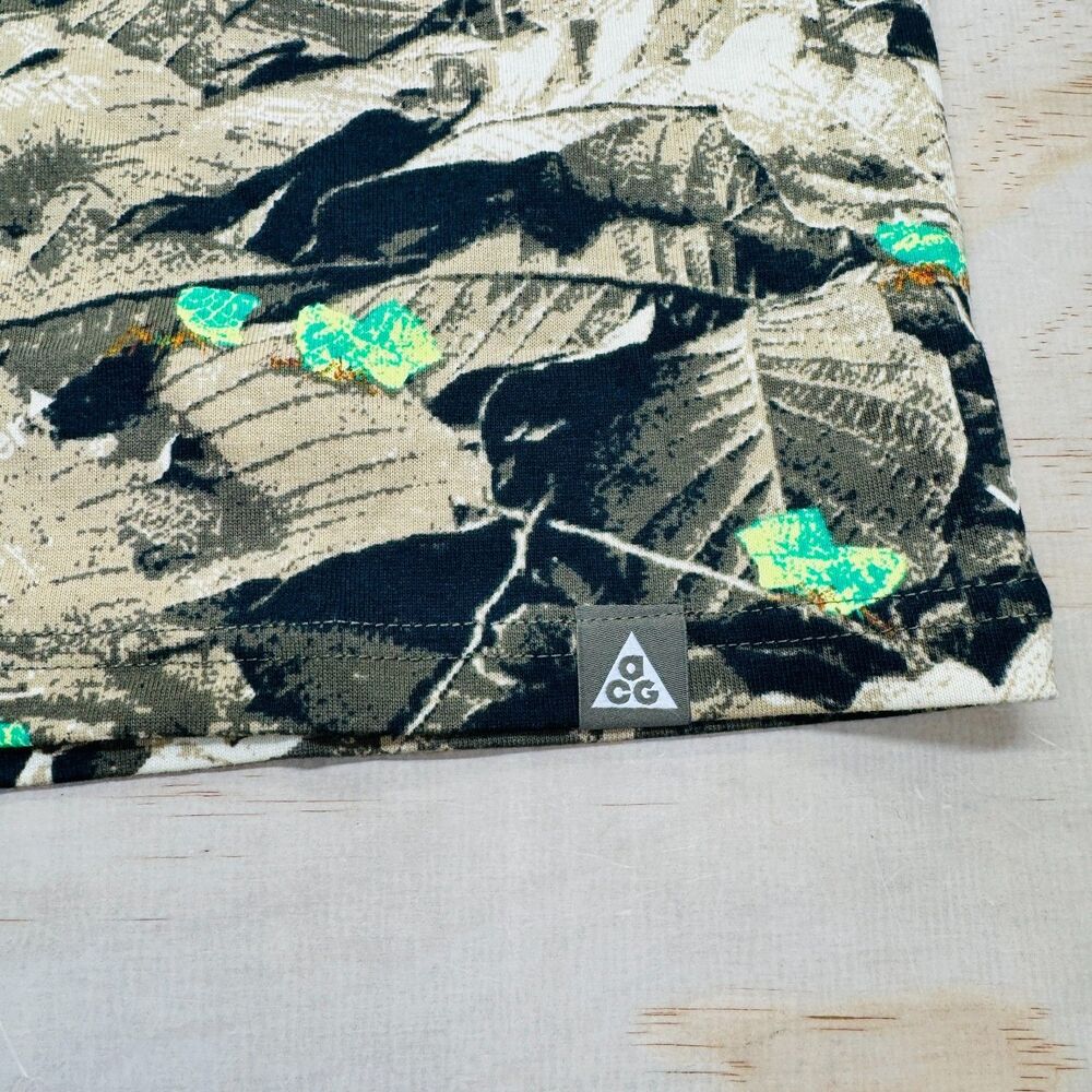 NEW Nike ACG Camo Dri-FIT Shirt Premium Loose Fit HJ0794-222 Mens Sz SM - Picture 6 of 12